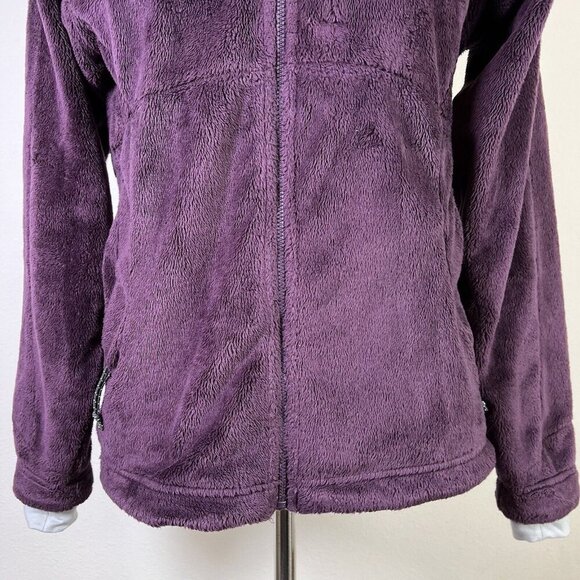 Mountain Hard Wear Fleece Jacket Hooded Women's Small Purple Fuzzy Full Zip - Picture 3 of 15